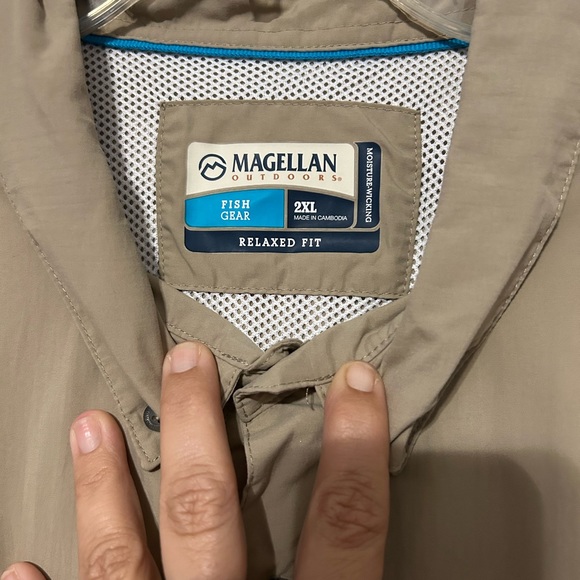 🎣 Lot of 3-Magellan Fishing Shirts, Relaxed Fit 2XXL 🐟 - Picture 7 of 12
